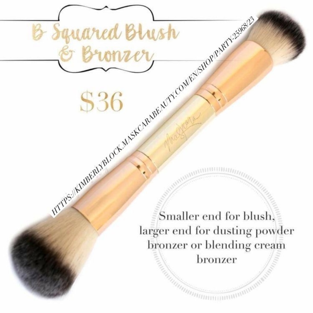 Maskcara Beauty B Squared Blush & Bronzer brush